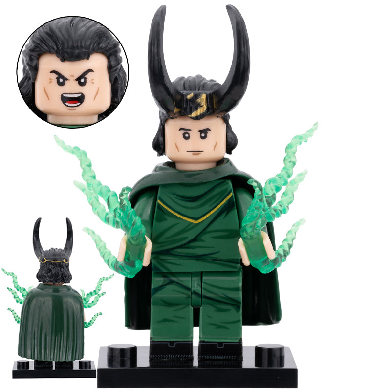Loki Custom Marvel Superhero Minifigure – Minifigure Bricks