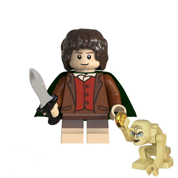 Frodo Baggins Custom Lord of the Rings Minifigure Minifigure Bricks