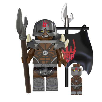 Uruk-Hai Orc custom Lord of the Rings Minifigure