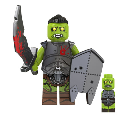 Uruk-Hai Orc custom Lord of the Rings Minifigure