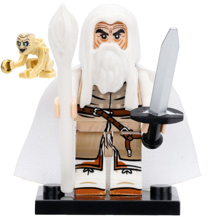 Gandalf The White Custom Lord of the Rings Minifigure