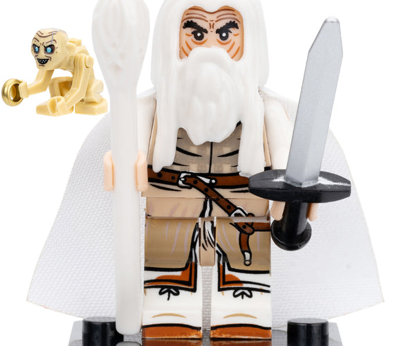 Gandalf The White Custom Lord of the Rings Minifigure – Minifigure