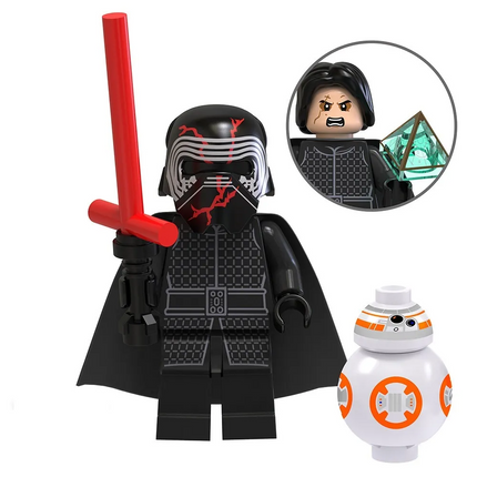 Kylo Ren with BB-8 custom Star Wars Minifigure