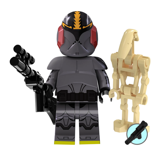 Clone Commander Blackout Custom Star Wars Minifigure