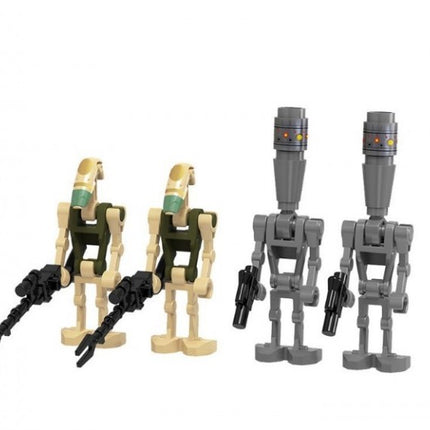 AAT Driver Battle Droid and IG-88 Droid custom Star Wars Minifigure