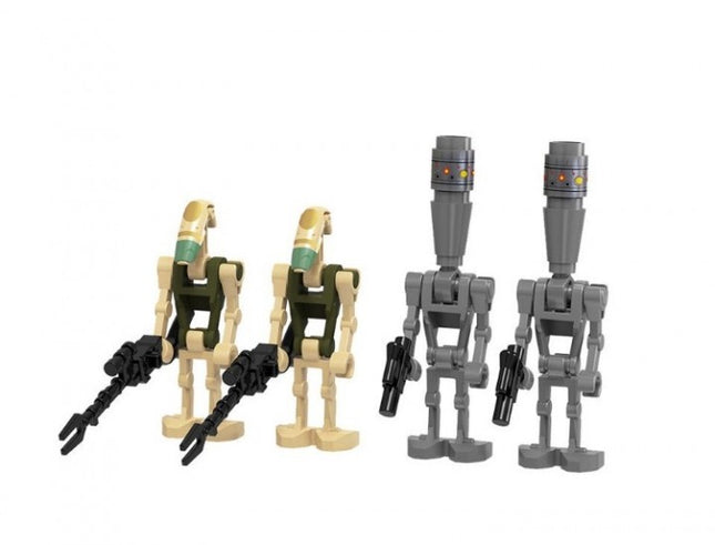 AAT Driver Battle Droid and IG-88 Droid custom Star Wars Minifigure