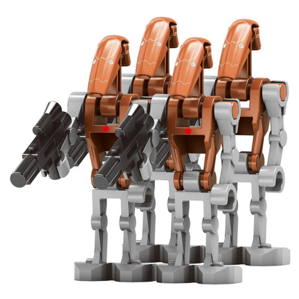 4 x Heavy Battle Droid custom Star Wars Minifigure