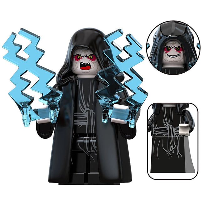 Emperor Palpatine Custom Star Wars Minifigure - Minifigure Bricks