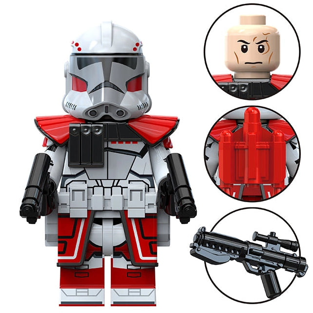 ARC Hammer Shock Trooper Custom Star Wars Minifigure - Minifigure Bricks