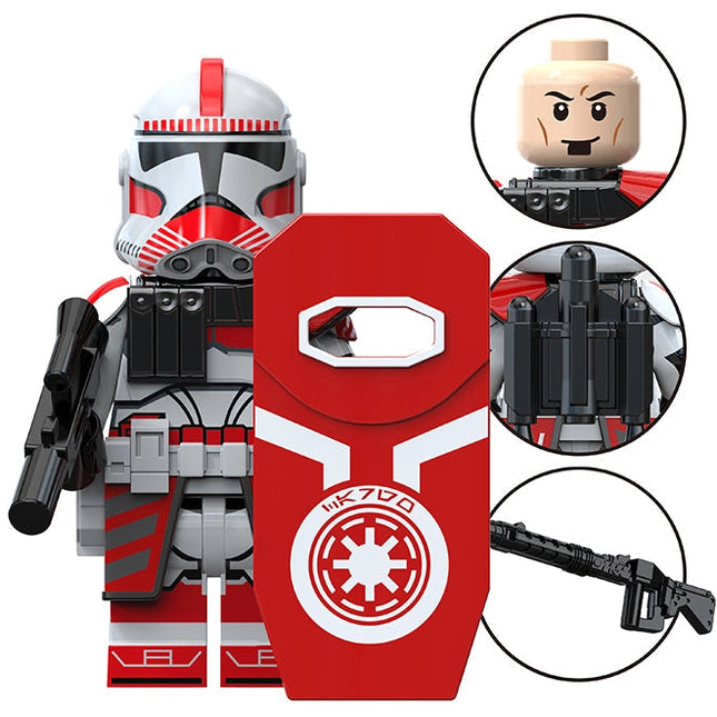 Thire Clone Shock Trooper Custom Star Wars Minifigure - Minifigure Bricks