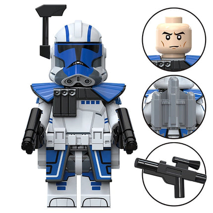 501st Clone Trooper Custom Star Wars Minifigure - Minifigure Bricks