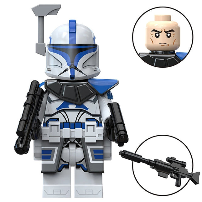 501st Clone Trooper Custom Star Wars Minifigure - Minifigure Bricks