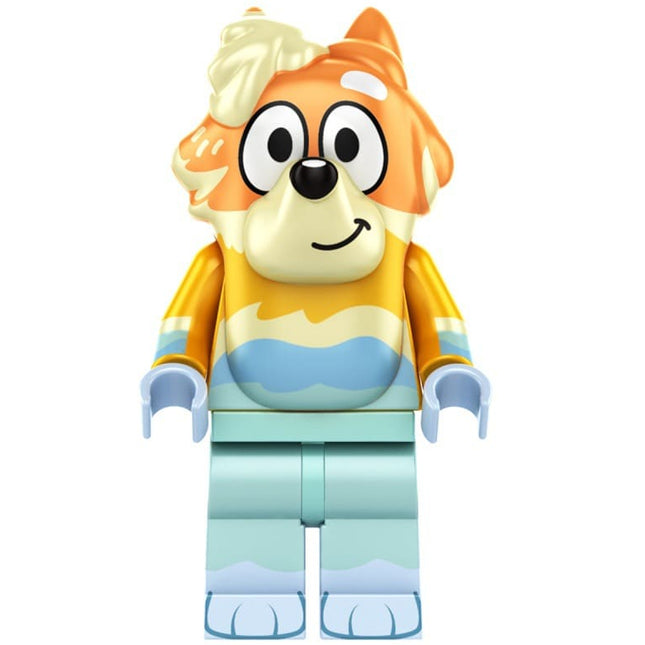 Uncle Rad Custom Bluey Cartoon Minifigure