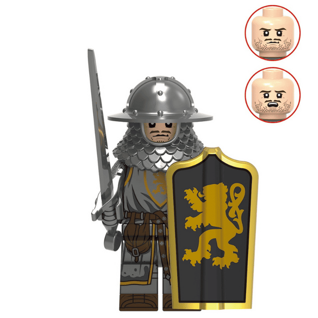 Castle Guard Custom Medieval Knight Minifigure