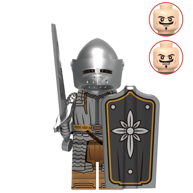 Alert Knight Custom Medieval Knight Minifigure