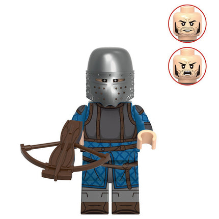 Medieval Crossbowman Knight Custom Minifigure