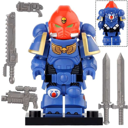 Ultramarine Primaris Captain Space Marine Warhammer 40K Minifigure