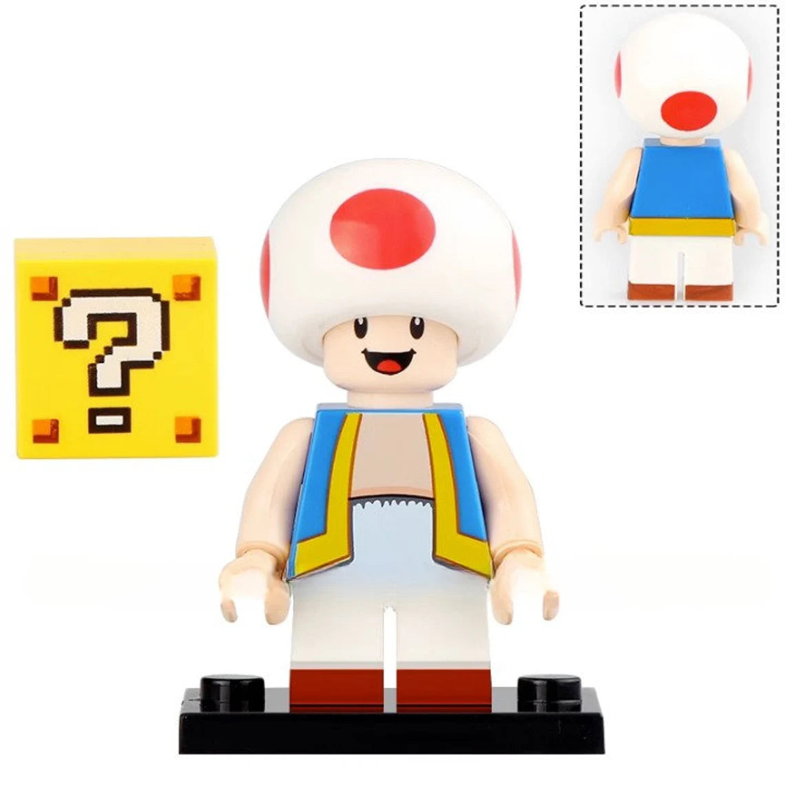 Toad from Super Mario Minifigure – Minifigure Bricks