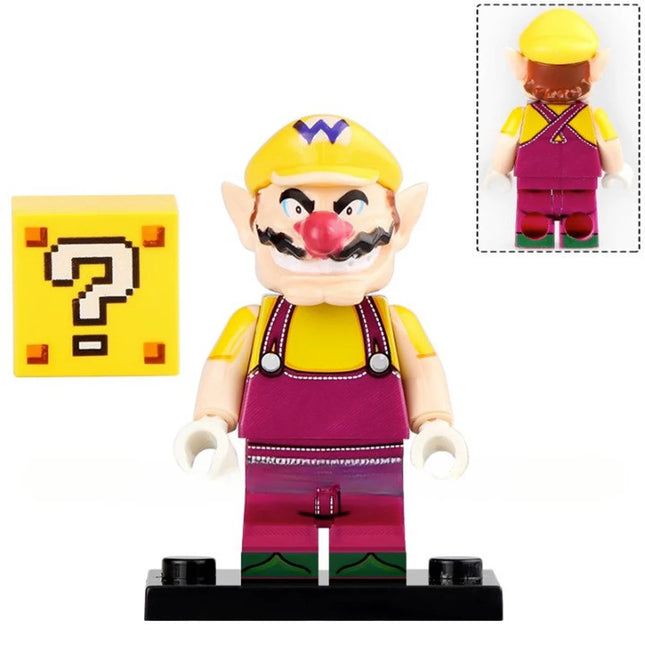 Wario from Super Mario Minifigure