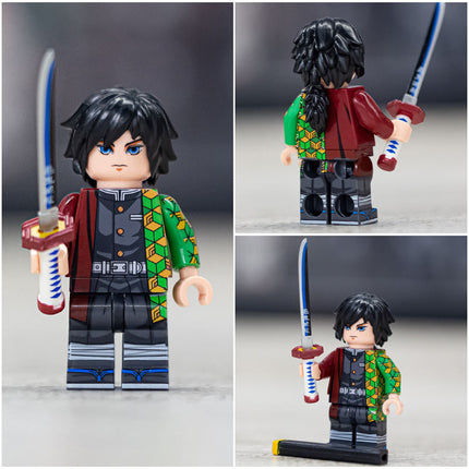 Giyu Tomioka From Demon Slayer Custom Anime Minifigure