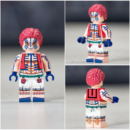 Akaza From Demon Slayer Custom Anime Minifigure