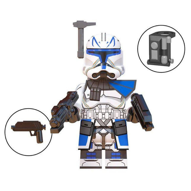 Captain Rex (Phase 2) Clone Trooper Custom Star Wars Minifigure