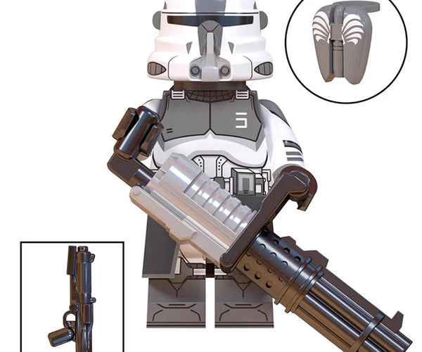 Wolfpack Clone Trooper Heavy Infantry custom Star Wars Minifigure Minifigure Bricks