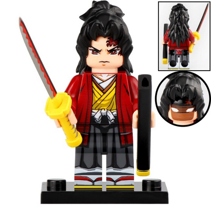 Yoriichi Tsugikun From Demon Slayer Custom Anime Minifigure