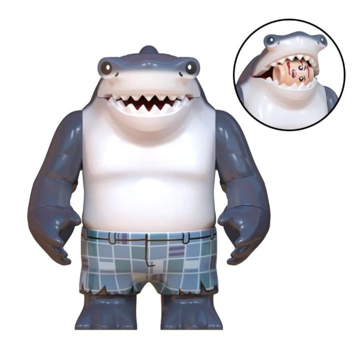 King Shark (Suicide Squad) Custom DC Superhero Minifigure – Minifigure ...