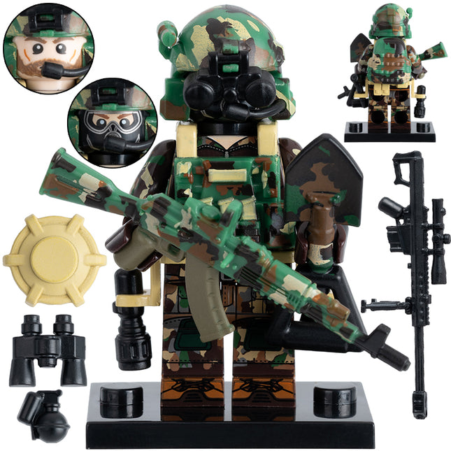 Russian Alpha Group Soldier Custom Military Minifigure