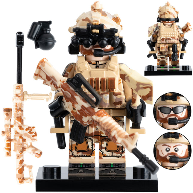 US Delta Special Forces Soldier Custom Military Minifigure