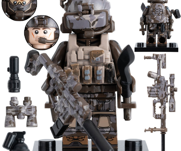 Special Operation Forces Soldier Custom Military Minifigure