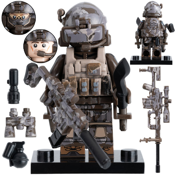 Special Operation Forces Soldier Custom Military Minifigure
