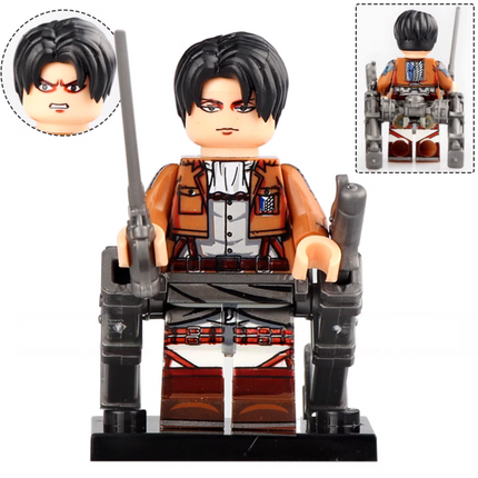 Levi Ackerman from Attack on Titan Custom Anime Minifigure