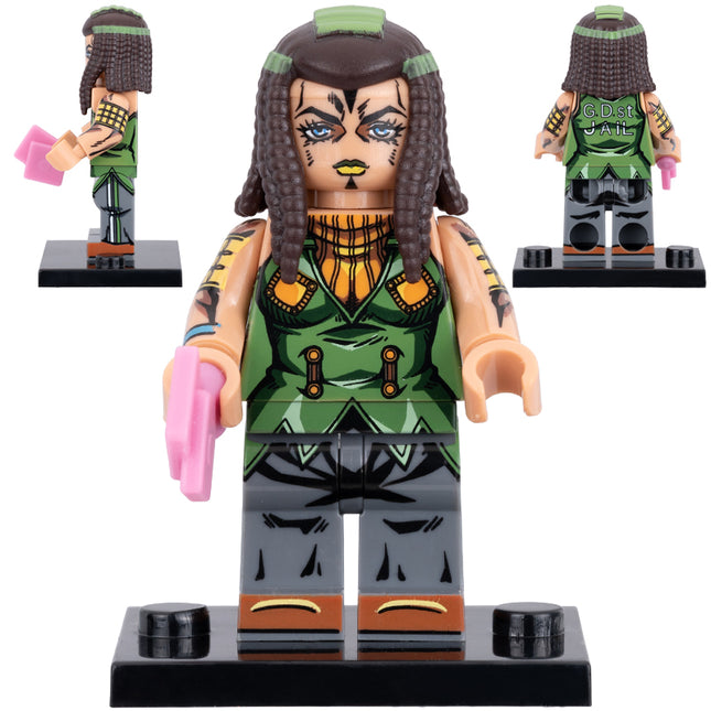 Ermes Costello from JoJo's Bizarre Adventure Custom Anime Minifigure