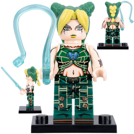 Jolyne Cujoh from JoJo's Bizarre Adventure Custom Anime Minifigure