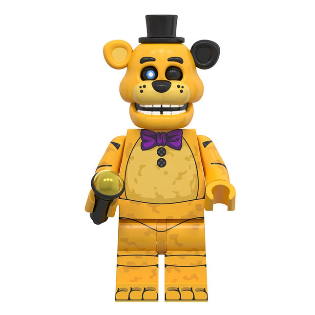 Golden Freddy Fazbear from Five Nights at Freddy's Custom Minifigure