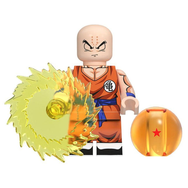 Krillin from Dragon Ball Z Custom Minifigure