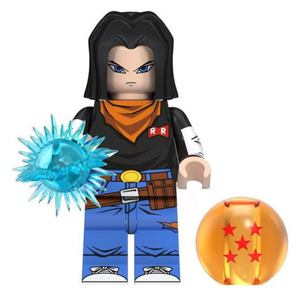 Android 17 from Dragon Ball Z Custom Minifigure