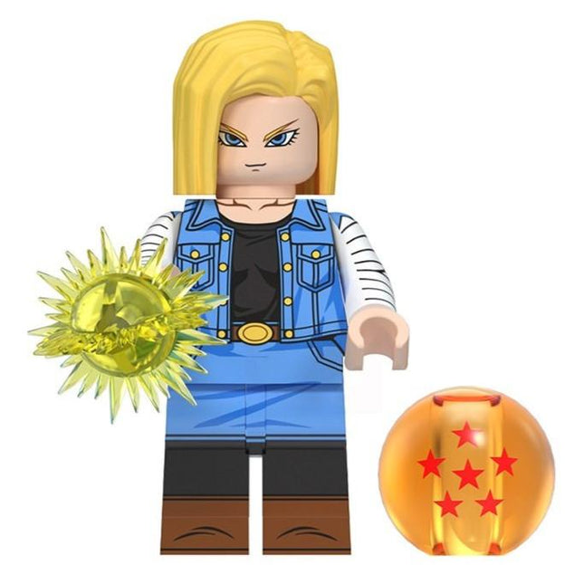 Android 18 from Dragon Ball Z Custom Minifigure