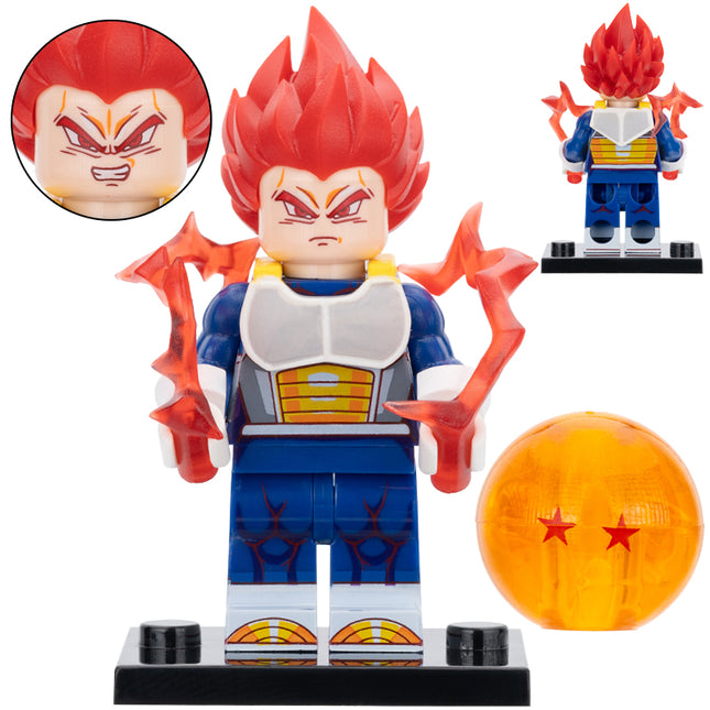 Vegeta from Dragon Ball Z Custom Minifigure