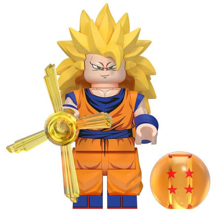 Goku Super Saiyan 3 from Dragon Ball Z Custom Minifigure