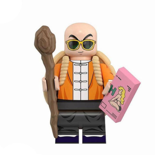 Master Roshi from Dragon Ball Z Custom Minifigure