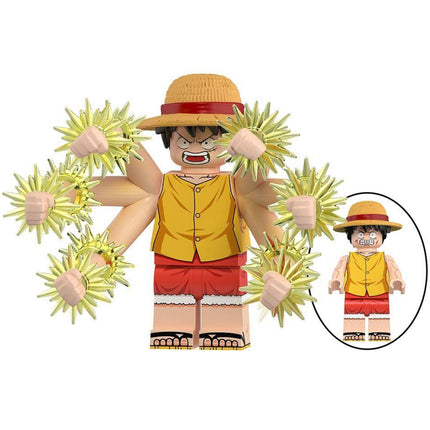 Monkey D. Luffy Custom One Piece Anime Minifigure