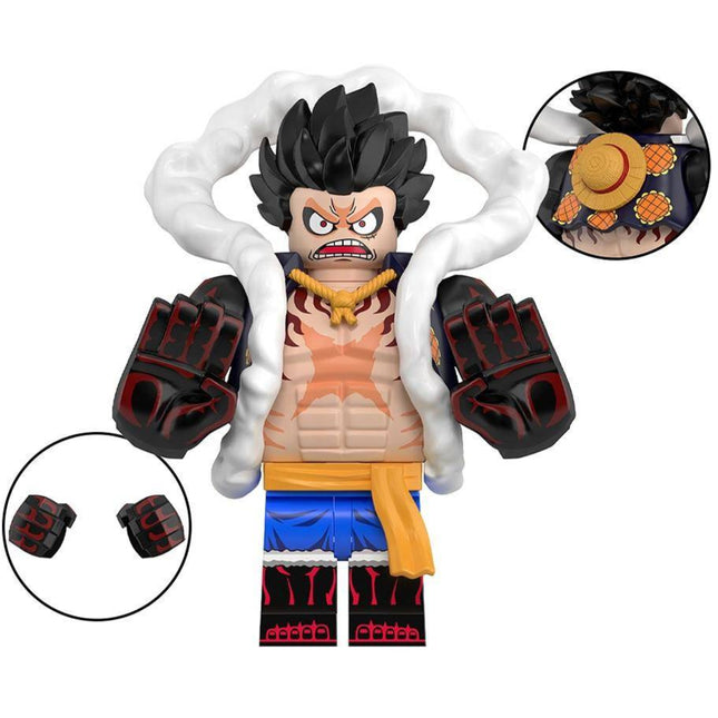 Monkey D. Luffy (Gear 4) Custom One Piece Anime Minifigure