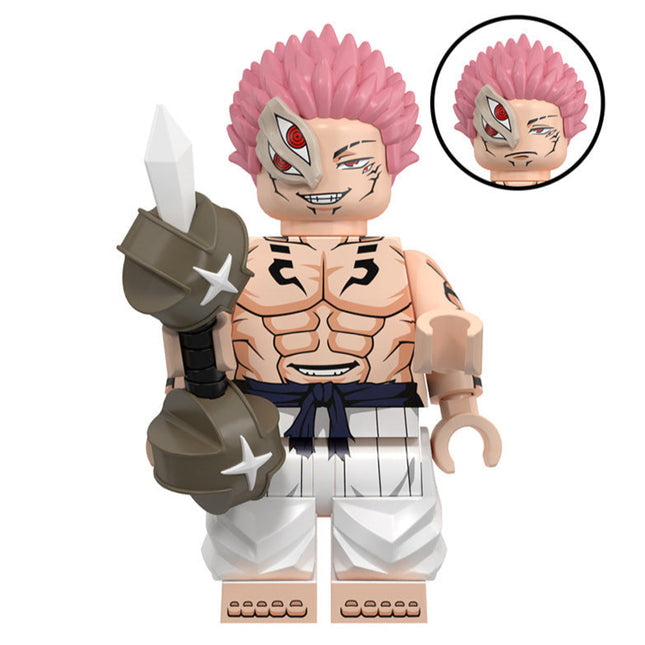 Ryomen Sukuna from Jujutsu Kaisen Custom Anime Minifigure