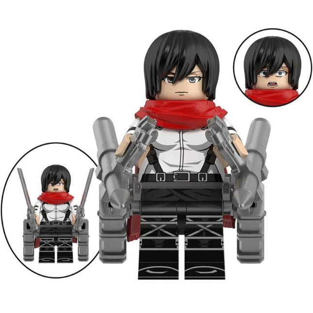 Mikasa Ackerman From Attack on Titan Custom Anime Minifigure