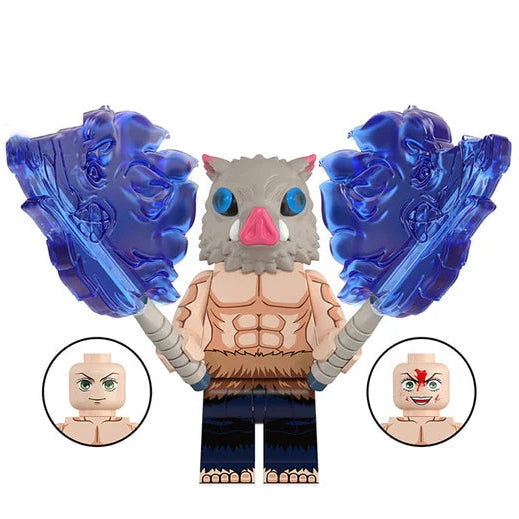 Inosuke Hashibira From Demon Slayer Custom Anime Minifigure