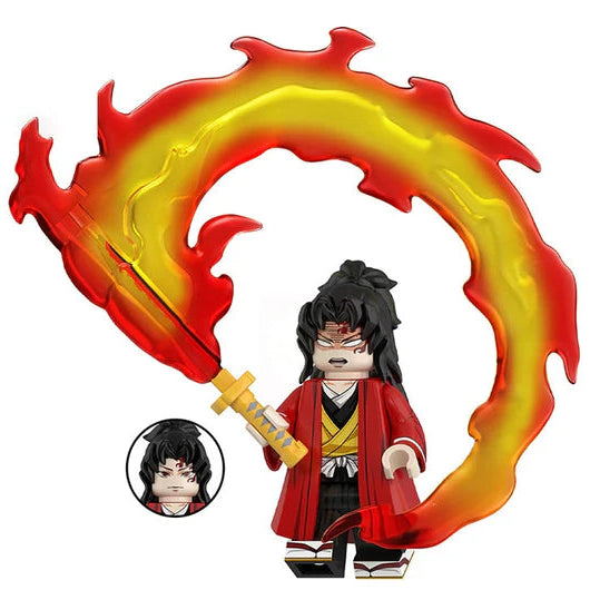 Yoriichi Tsugikuni From Demon Slayer Custom Anime Minifigure