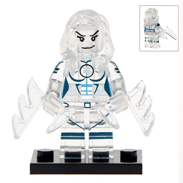 Invisible Woman Custom Marvel Superhero Minifigure